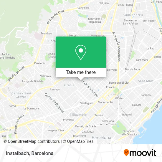 Instalbach map