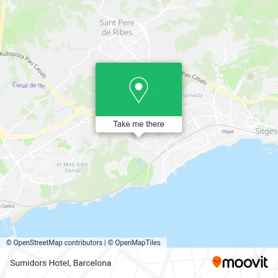 Sumidors Hotel map