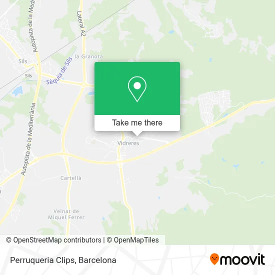 Perruqueria Clips map