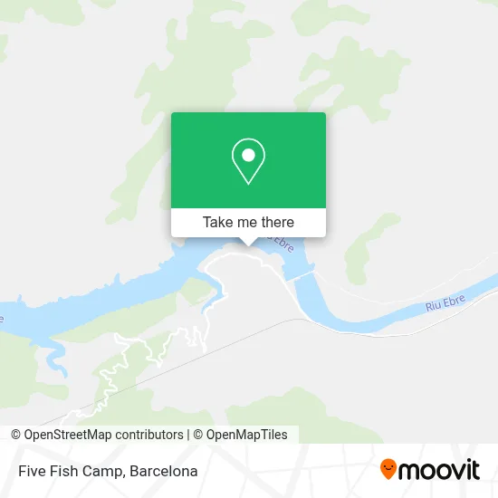 Five Fish Camp map