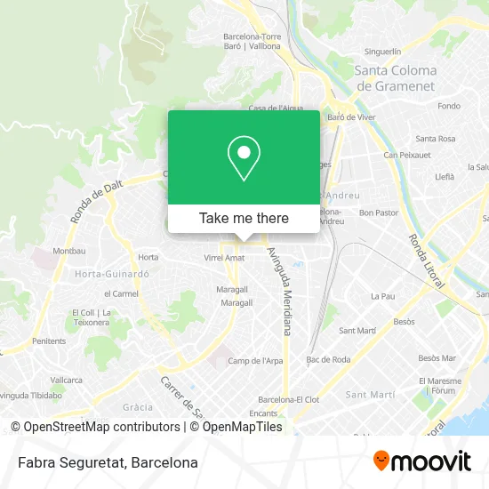 Fabra Seguretat map