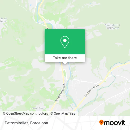 Petromiralles map