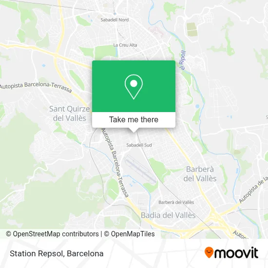 Station Repsol map