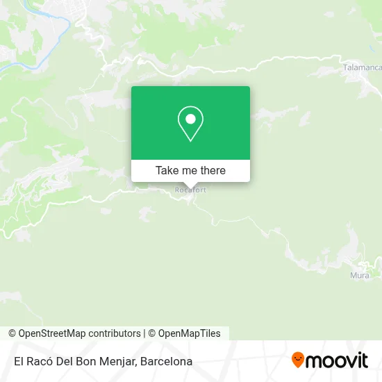 El Racó Del Bon Menjar map