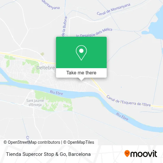 Tienda Supercor Stop & Go map