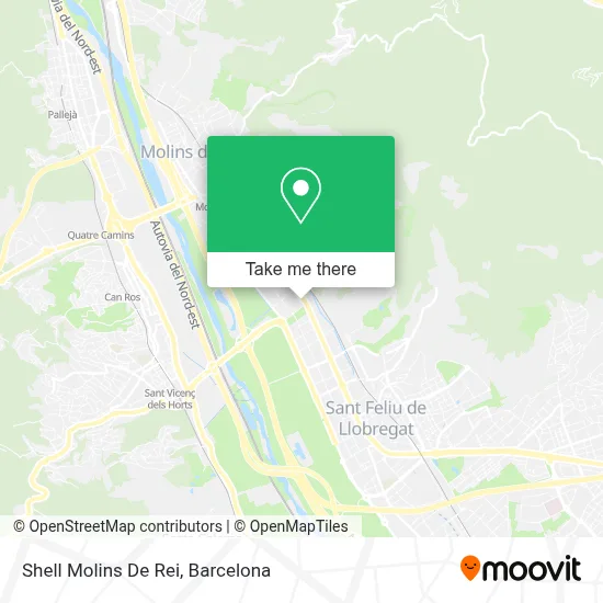 Shell Molins De Rei map