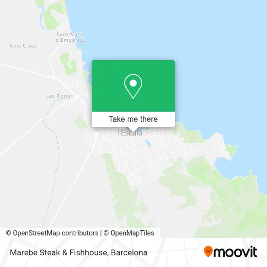 Marebe Steak & Fishhouse map