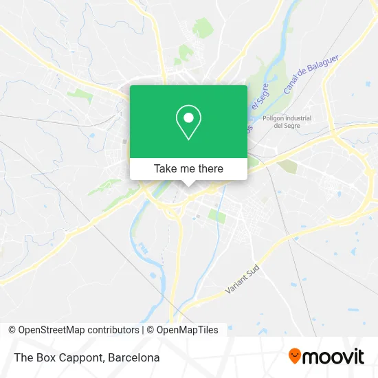 The Box Cappont map