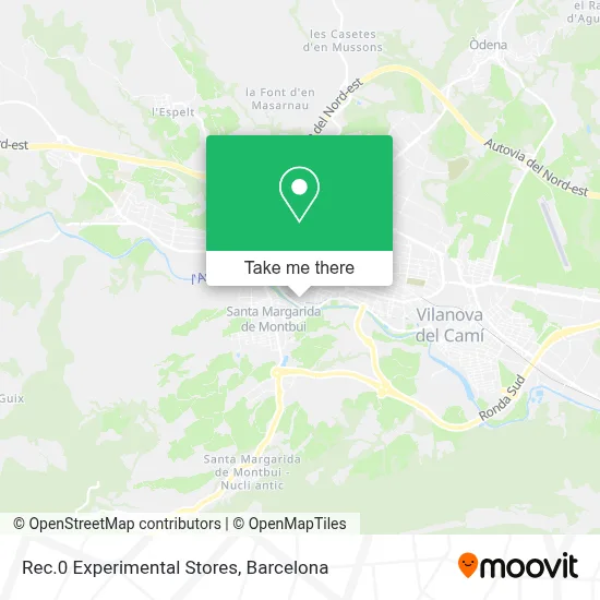 Rec.0 Experimental Stores map