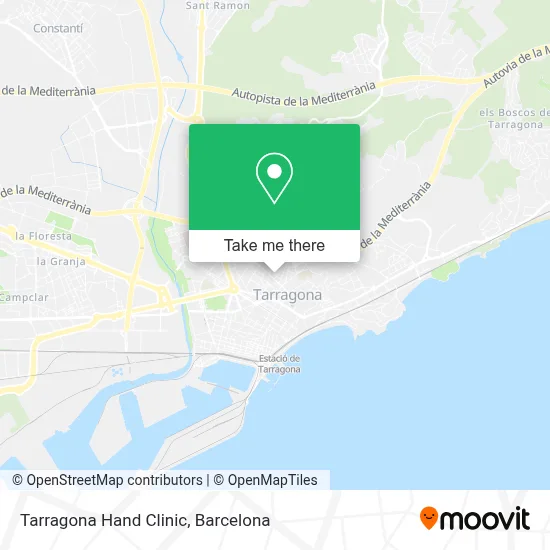 Tarragona Hand Clinic map