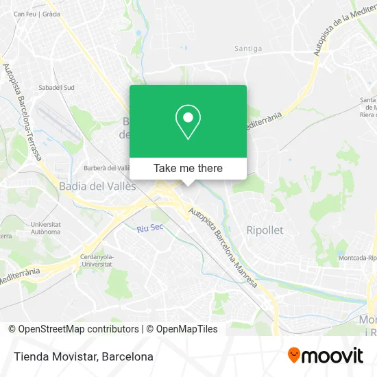 Tienda Movistar map