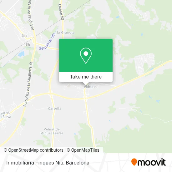 Inmobiliaria Finques Niu map