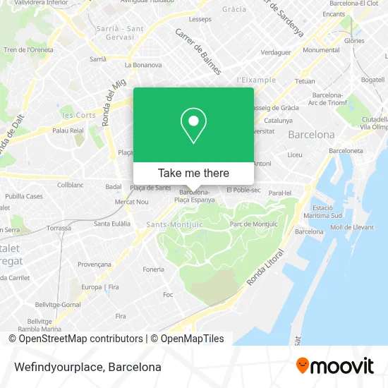 Wefindyourplace map