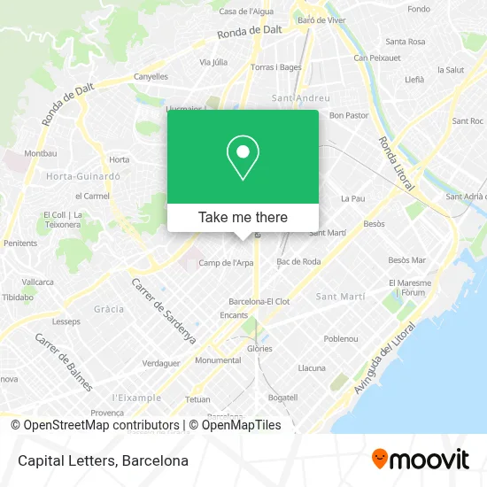 Capital Letters map