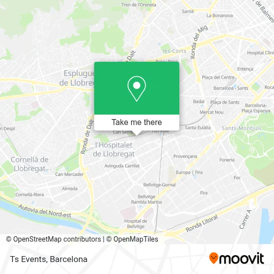 Ts Events map