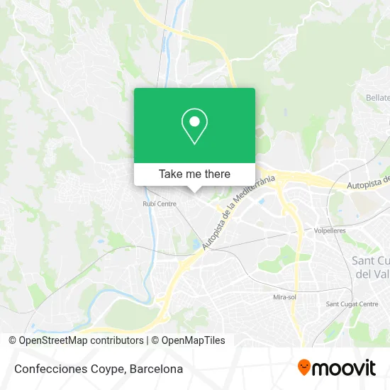 Confecciones Coype map