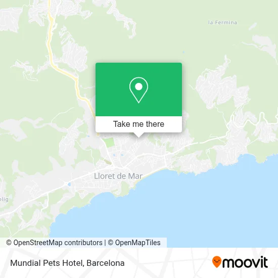 Mundial Pets Hotel map