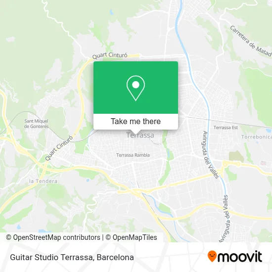 Guitar Studio Terrassa map