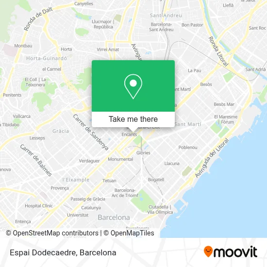 Espai Dodecaedre map