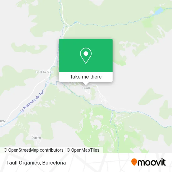 Taull Organics map