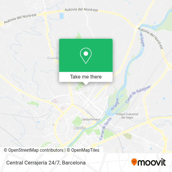 Central Cerrajería 24/7 map