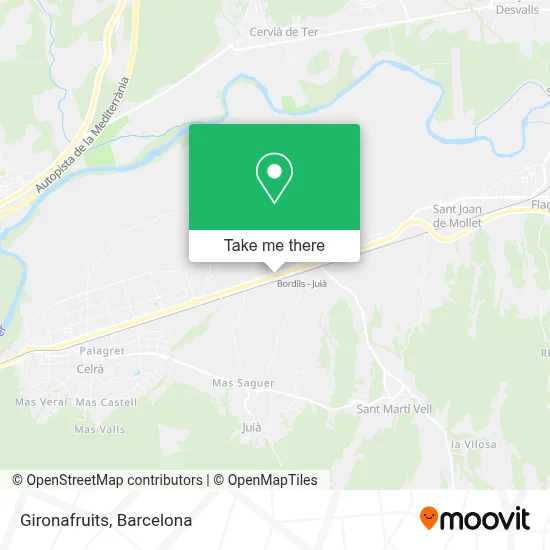 Gironafruits map
