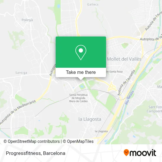 Progressfitness map