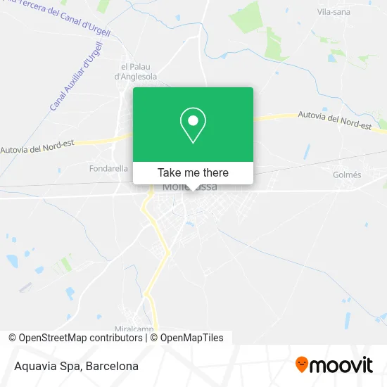 Aquavia Spa map