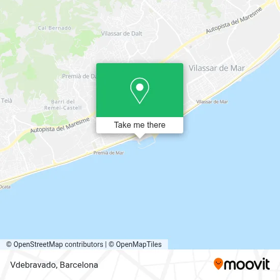 Vdebravado map