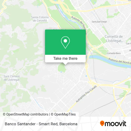 mapa Banco Santander - Smart Red