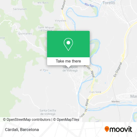 Càrdali map