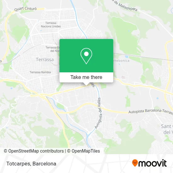 Totcarpes map