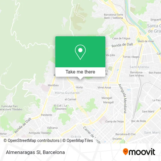 Almenaragas Sl map
