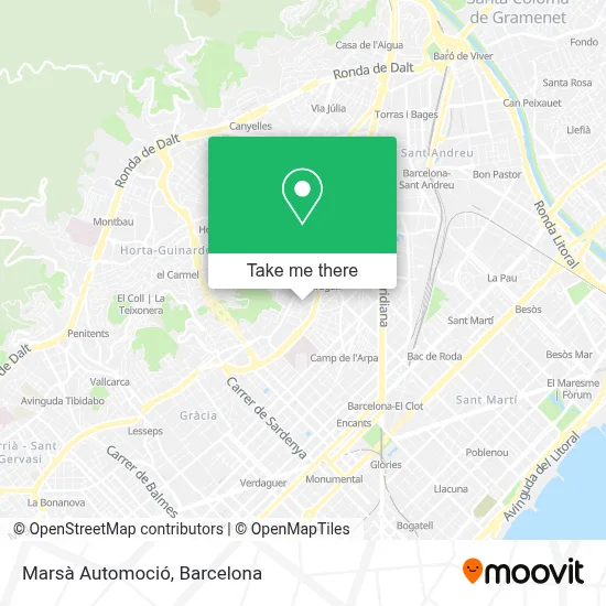 Marsà Automoció map