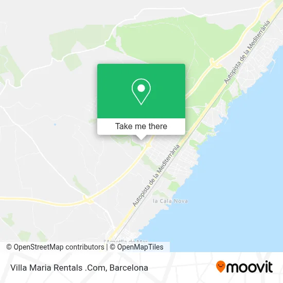 Villa Maria Rentals .Com map
