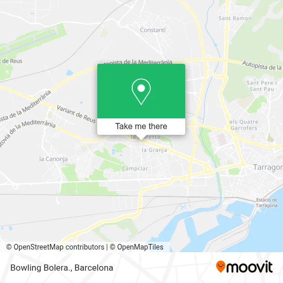 mapa Bowling Bolera.