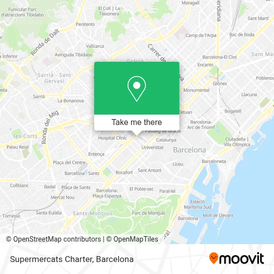 Supermercats Charter map