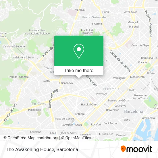The Awakening House map