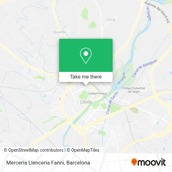 Merceria Llenceria Fanni map