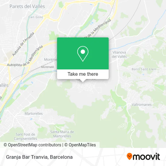 Granja Bar Tranvia map