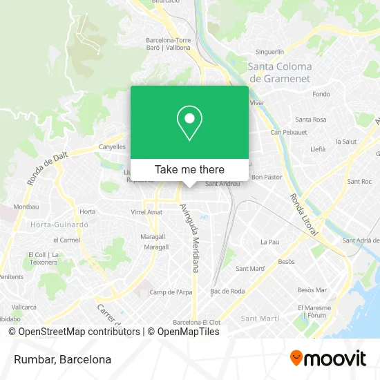 Rumbar map