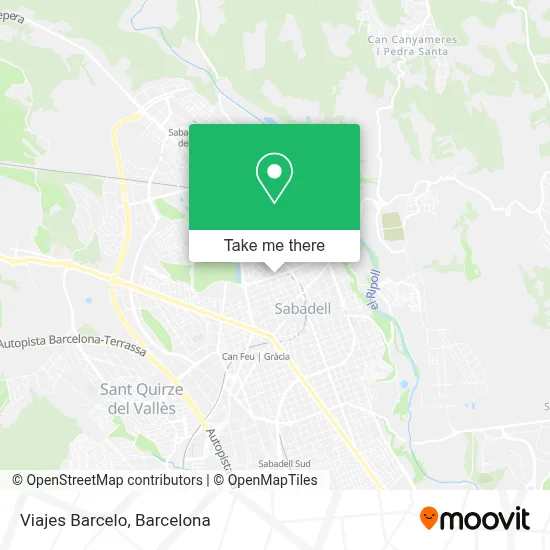 Viajes Barcelo map