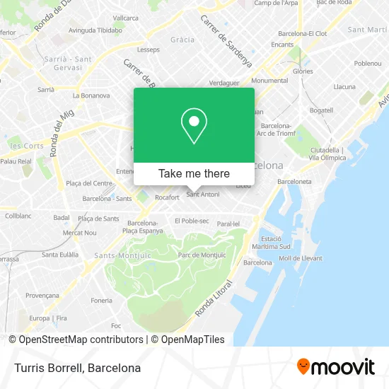Turris Borrell map