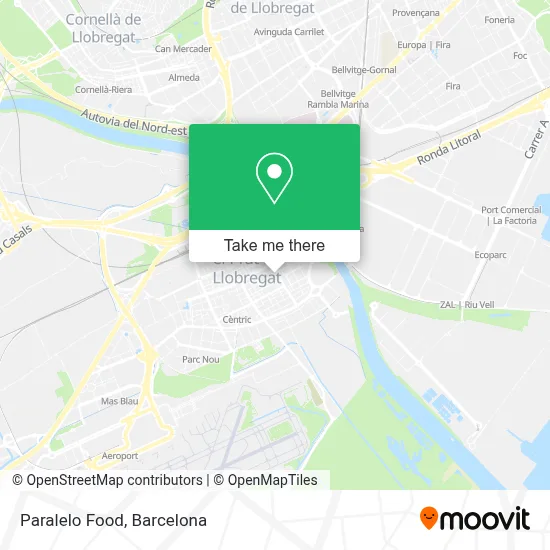 Paralelo Food map