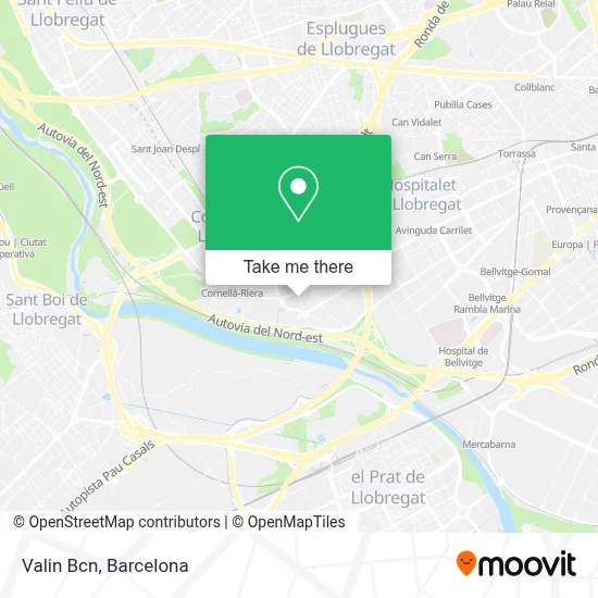 Valin Bcn map