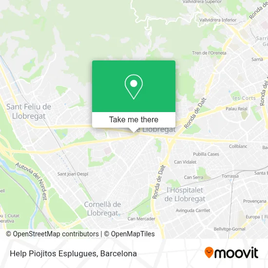 Help Piojitos Esplugues map
