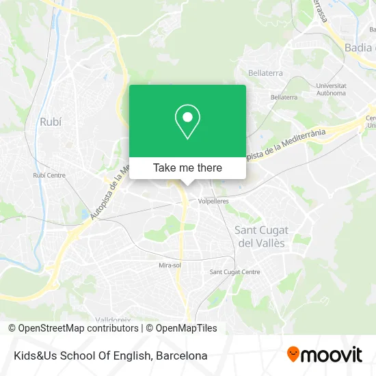 Kids&Us School Of English map