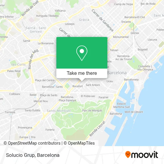 Solucio Grup map
