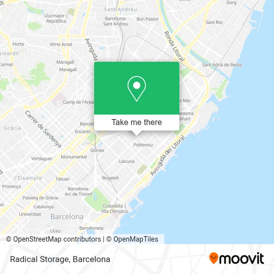 Radical Storage map