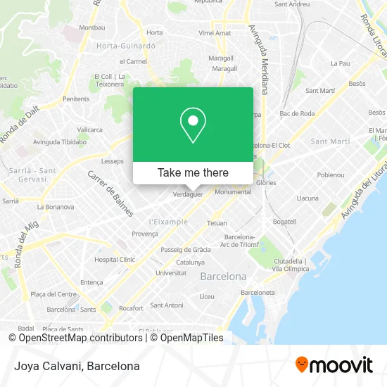 Joya Calvani map
